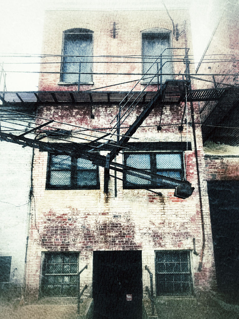 Philly, door, fire escape